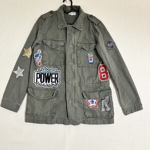 Sunset + Spring Green Patch Jacket Women's Size Small